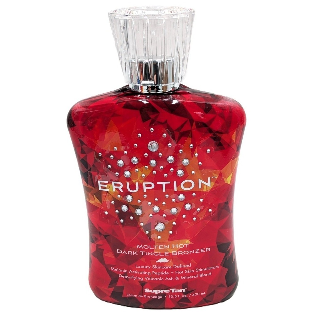 Supre Tan Eruption Molten Hot Dark Tingle Bronzer Tanning Lotion 13.5oz 400mL